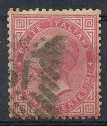 Italien,1863,Viktor Emanuels II, MiNr.120Gest. Zustand: I-II