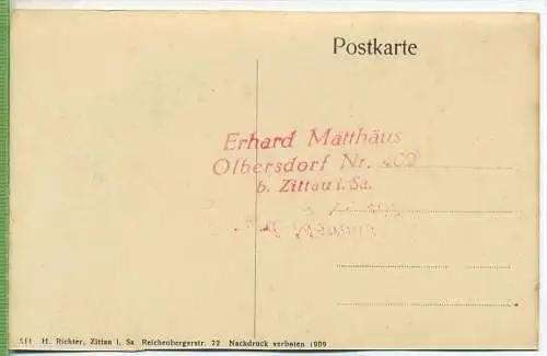 Oybin, um 1920/1930, Verlag: H. Richter, Zittau, Nr.511, Postkarte,  unbenutzte Karte,  Erhaltung: I-III