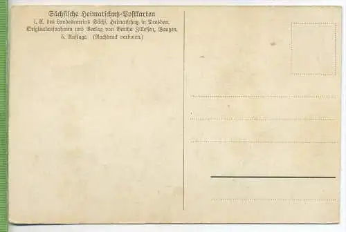 Der Berg Oybin um 1900/1910 Verlag: B. Zillessen, Bautzen, Heimatschutz-  Postkarte,  unbenutzte Karte