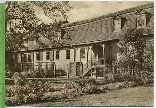 WEIMAR, Goethehaus Gartenansicht um 1960/1970 Verlag: Postkarte,  unbenutzte Karte ,  Erhaltung: I-II Karte wird in Klar