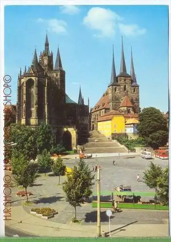 ERFURT, Dom und Severi um 1960/1970 Verlag: Gebr. Garloff KG, Magdeburg Postkarte,  unbenutzte Karte ,  Erhaltung: I-II