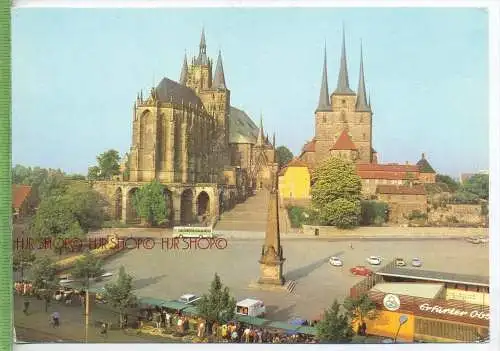 ERFURT, Dom und Severi um 1960/1970 Verlag: Gebr. Garloff KG, Magdeburg Postkarte,  unbenutzte Karte ,  Erhaltung: I-II
