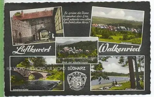 Walkenried, Luftkurort, Südharz um 1960/1970, Verlag: Cramer Kunstanstalt KG., Dortmund, POSTKARTE unbenutzt