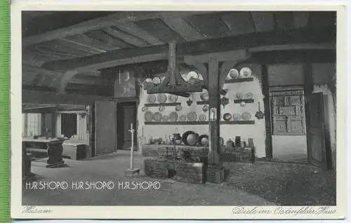 Husum , Diele im Osterfelder haus um 1960/1970 Verlag:L. Husumer Postkv., POSTKARTE unbenutzte Karte