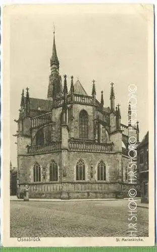 Osnabrück, Marienkirche  Verlag:  W. Duhme, Postkarte, unbenutzte Karte