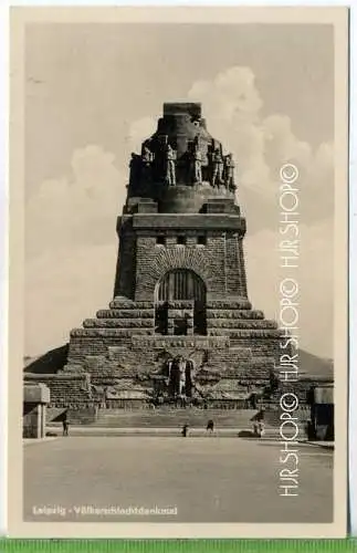 ,Leipzig, Völkerschlachtdenkmal , um 1920/1930,  Verlag: Albert Krebs, Postkarte, unbenutzte Karte