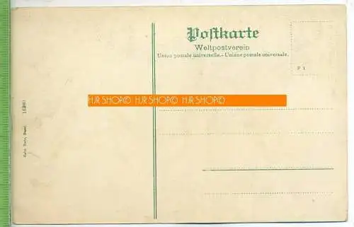 „Schaffhausen SH, Vordergasse mit Ritter“  um 1920 /1930 Verlag: Gebr. Metz, Basel, 16280