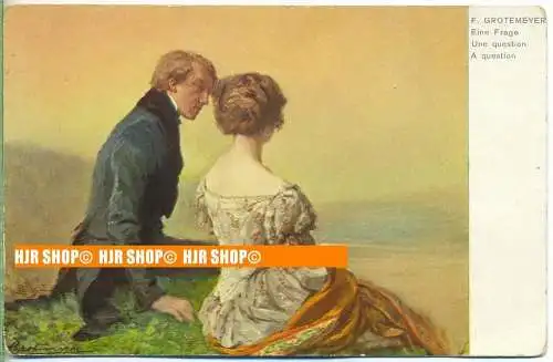 „Eine Frage.“  um 1920 /1930   -Postkarte,  ungebrauchte Karte