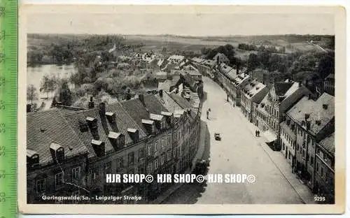 „Geringswalde/Sa.-Leipziger Straße“  um 1950 /1960   Ansichtskarte