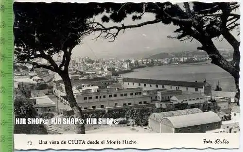 „Ceuta“,   Ansichtskarte  ungebrauchte Karte