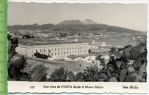 „Ceuta“,   Ansichtskarte  ungebrauchte Karte