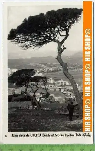 „Ceuta“,   Ansichtskarte  ungebrauchte Karte