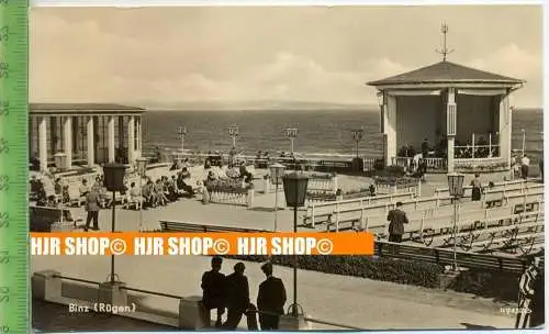„Binz, Rügen“, um 1950/1960  Ansichtskarte  ungebrauchte Karte