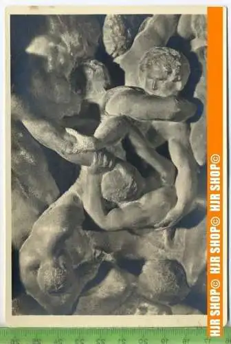 „Michelangelo, Kentaurenschlacht“, um 1950/1960  Ansichtskarte,  ungebrauchte Karte