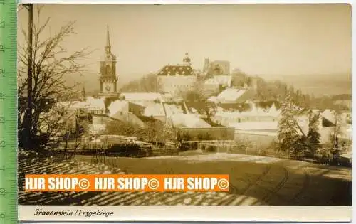 „Frauenstein, Erzgebirge“ um 1960/1970, Ansichtskarte  ungebrauchte Karte