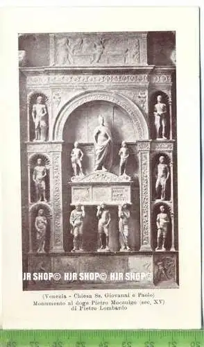 „Venedig, Chiesa Ss. Giovanni Paolo“ um 1920/1930, ungebrauchte Karte