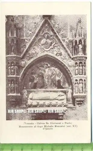 „Venedig, Chiesa Ss. Giovanni Paolo“ um 1920/1930, ungebrauchte Karte