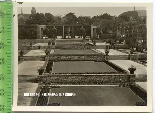Essen, Grugapark, ca. 1930/1940,  Sammelfoto 9,2 x 7 cm,  Farbenterrasse