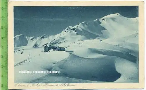 „Edmund Probst-Haus am Nebelhorn“ um 1930/1940 mit Stempel-Alpenverein ungebrauchte Karte