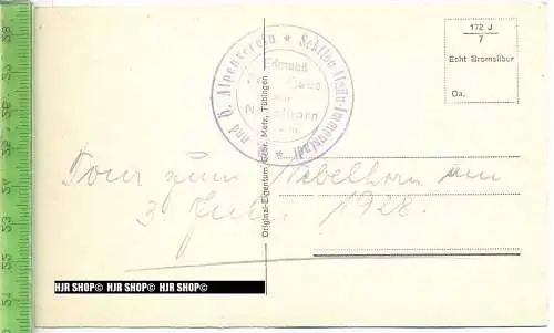 „Tour zum Nebelhorn am 3. juni 1928“ um 1920/1930 ungebrauchte Karte