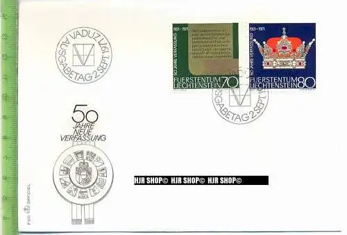 1971, MiNr.546+547 FDC gest.