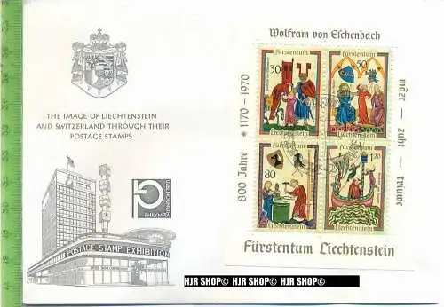 1970, MiNr. Bl. 8 FDC gest.
