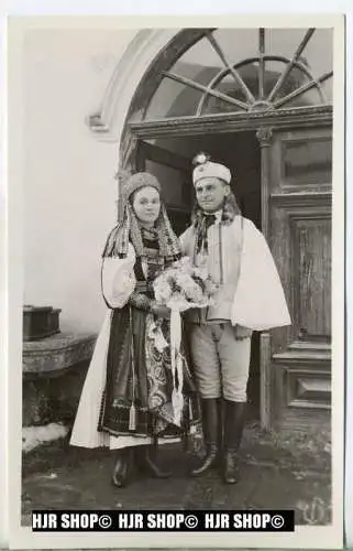 „ Trachten“ um 1950/1960, Ansichtskarte, ungebrauchte Karte