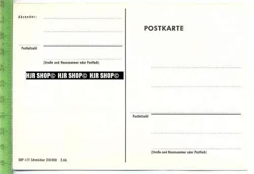 „Postillione der Königlich Bayerischen Post 1850“ ungebrauchte Karte