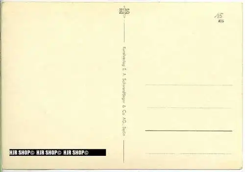 „ Kaffee-Tafel“   um 1950/1960,  Ansichtskarte, ungebrauchte Karte