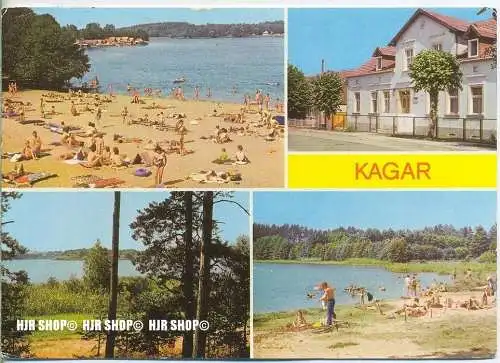 „Kagar“  um 1970/1980  ANSICHTSKARTE,  mit Frankatur, mit Stempel,