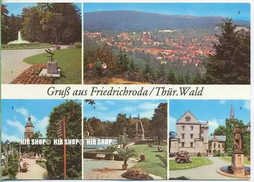 „Friedrichroda“   um 1970/1980 Ansichtskarte,  ungebrauchte Karte
