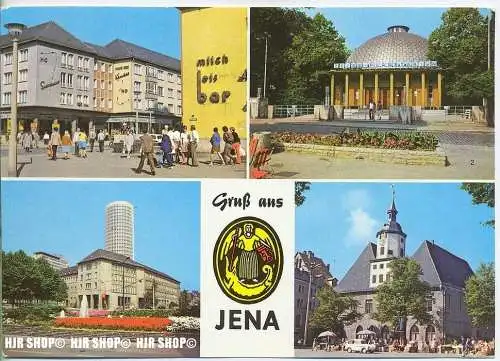 „Jena“   um 1970/1980 Ansichtskarte,  ungebrauchte Karte