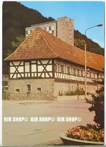 „Suhl, Waffenmuseum“   um 1970/1980 Ansichtskarte,  ungebrauchte Karte