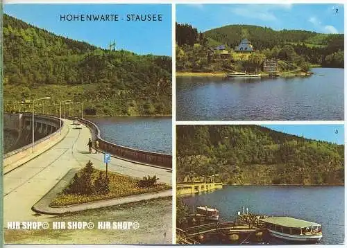 „Hohenwarte-Stausee“   um 1970/1980 Ansichtskarte,  ungebrauchte Karte