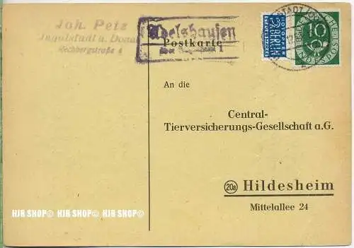 Central-Tierversicherungs-Gesellschaft a. G. Hildesheim, 16.12.1953