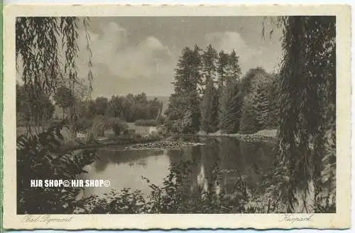 „Kurpark“  um 1920/1930 Ansichtskarte,  ungebrauchte Karte