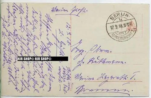 „Junge Frau“ um 1910/1920  ANSICHTSKARTE, FELDPOST  ohne Frankatur, Stempel,