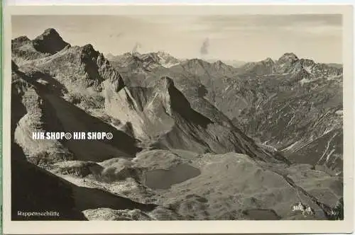 um 1930/1940  Antsichtskarte,  „Rappenseehütte “ mit Frankatur, Stempel,