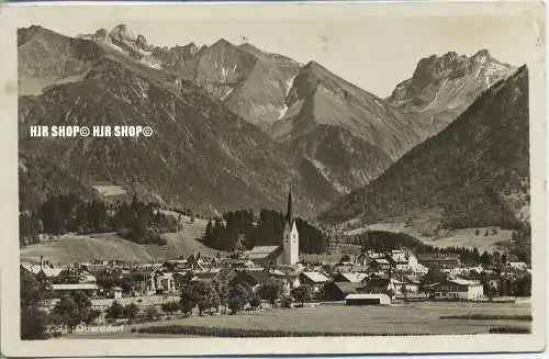 um 1930/1940  Antsichtskarte,  „Oberstdorf “ ohne Frankatur, Stempel,