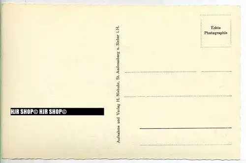 um 1940/1950 Ansichtskarte,  „Sieber, Tiefenbeekblick“  ungebrauchte Karte