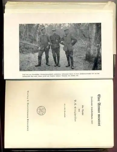 Eine Armee meutert, ein Bericht von P.T. Ettinghoffer, 1937 Bertelsmann, Gütersloh