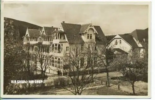 um 1930/1940 , Antsichtskarte,  „Das Haus Brocken-Scheideck  “ besch. Frankatur, Stempel,