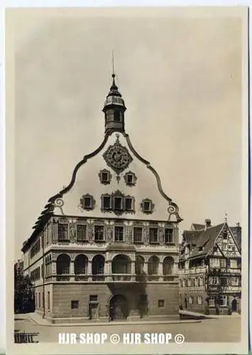 um 1920/1930, Ansichtskarte,  „Ulm, Schwörhaus auf dem Weinhofe“,  ungebrauchte Karte