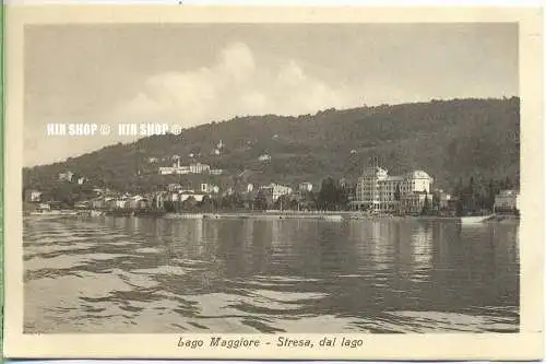 um 1920/1930 Ansichtskarte  „Stresa“  ungebrauchte Karte