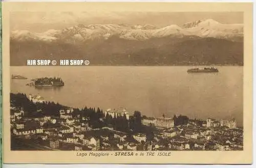 um 1920/1930 Ansichtskarte  „Stresa“  ungebrauchte Karte