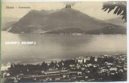 um 1920/1930 Ansichtskarte  „Stresa“  ungebrauchte Karte