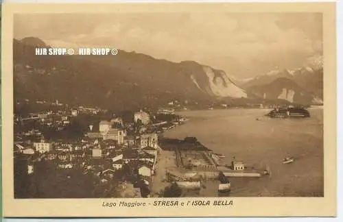 um 1920/1930 Ansichtskarte  „Isola Bella“  ungebrauchte Karte