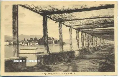 um 1920/1930 Ansichtskarte  „Isola Bella“  ungebrauchte Karte