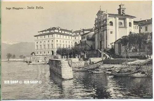 um 1920/1930 Ansichtskarte  „Isola Bella“  ungebrauchte Karte