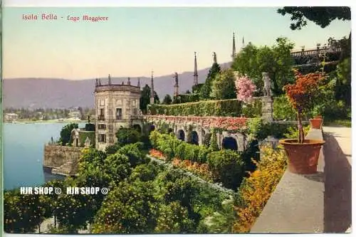 um 1920/1930 Ansichtskarte  „Isola Bella“  ungebrauchte Karte